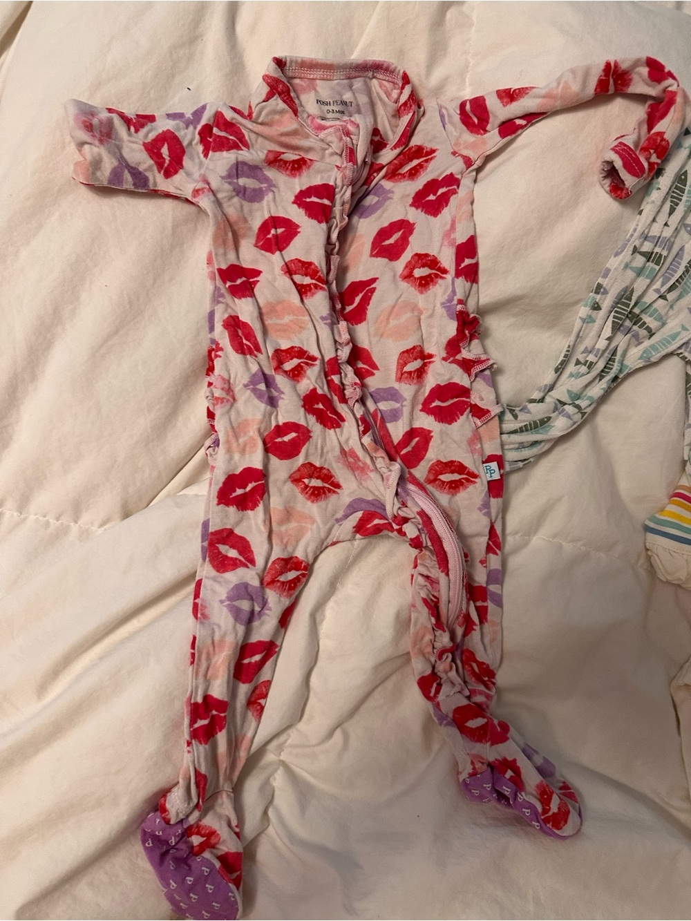 Pehr Cream Rainbow Onesies & Posh Peanut - Picture 6 of 9